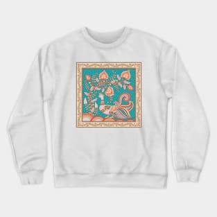 BIRD KALAMKARI Crewneck Sweatshirt